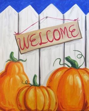 A Fall Welcome - Paint and sip event at Fox and Hound  in Schaumburg, IL - PaintNite.com