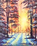 Winter Forest Sunrise thumbnail view