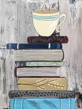 A Latte of Books - Paint and sip event at The Atlas Collective  in Moline, IL - PaintNite.com