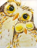 Snowy Owl Snuggle thumbnail view