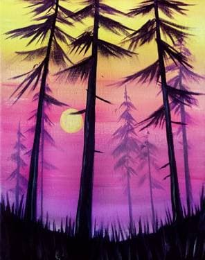 Hazy Sunrise - Paint and sip event at The Mash - St Albert in St Albert, AB - PaintNite.com