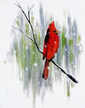 Bird on a Branch II - Paint and sip event at Gatherings Resto Bar in Toronto, ON - PaintNite.com