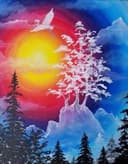 Misty Mountain Sunset thumbnail view