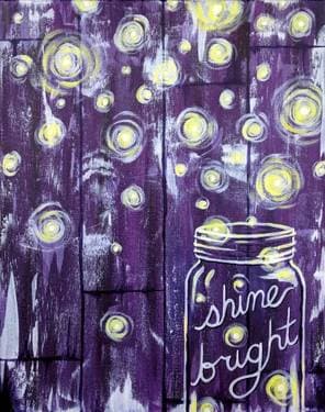 Barnyard Fireflies - Paint and sip event at At Work Sports Bar in ELK GROVE VLG, IL - PaintNite.com