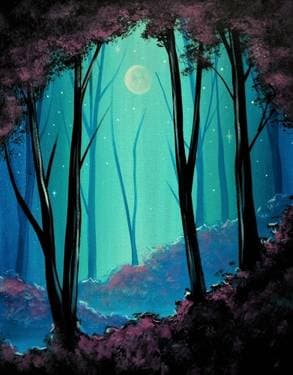 Spring Magic - Paint Nite event in Pasadena , CA