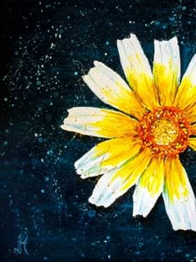 Half Crown Daisy - Paint Nite event in Salt Lake City , UT