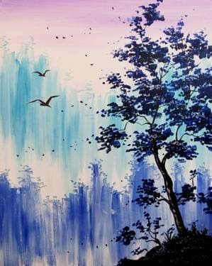 Rainforest Flight - Paint and sip event at The Westside Blono in Normal, IL - PaintNite.com