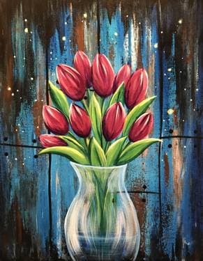 Magic Tulips - Paint Nite event in Sonoma, CA