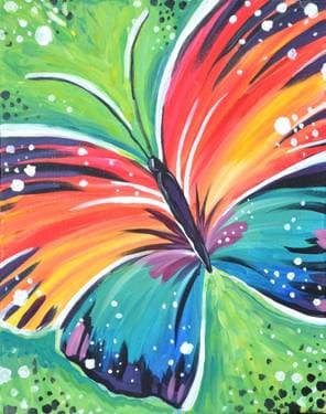 Wings of a Butterfly - Paint Nite event in Pointe-Claire, QC