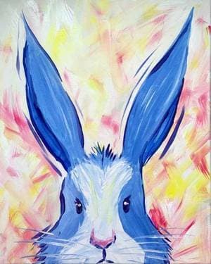 Bunny Friend - Paint and sip event at Dead Poet's Espresso LTD. in Moline, IL - PaintNite.com