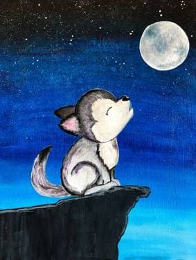 Baby Howler - Paint Nite event in Kanata, ON