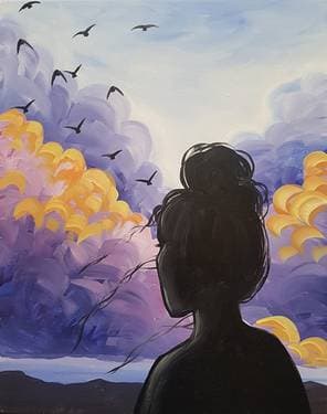 Head In The Clouds V - Paint and sip event at The Westside Blono in Normal, IL - PaintNite.com