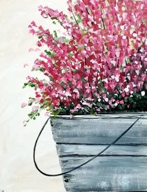 Blooming Bucket - Paint and sip event at Lord Hobo Brewing Company in WOBURN, MA - PaintNite.com