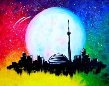 Super Moon Toronto - Paint Nite event in Toronto , ON