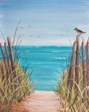 Piper on a Post - Paint and sip event at Heritage Lanes  in Red Deer, AB - PaintNite.com