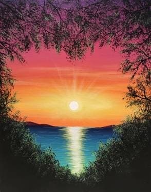 Ocean Love - Paint and sip event at Pitfire Pizza (Costa Mesa) in Costa Mesa, CA - PaintNite.com