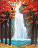 Waterfalls in Autumn thumbnail view