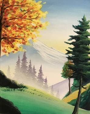 First Hint of Fall - Paint Nite event in PORTLAND, OR