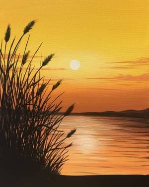 Golden Sundown - Paint and sip event at Sou'Wester in the City in Bedford, NS - PaintNite.com