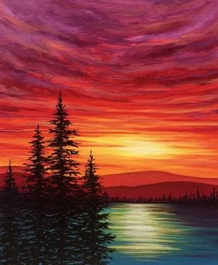 Blazing Summer - Paint and sip event at Bulwark Cider + Taproom in Halifax, NS - PaintNite.com
