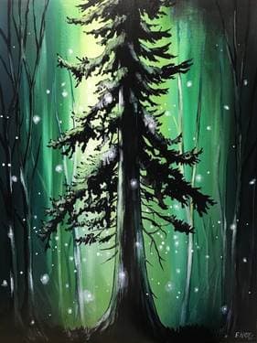 Old Soul Of The Forest - Paint and sip event at The Mash - St Albert in St Albert, AB - PaintNite.com