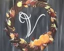 Fall Monogram Wreath thumbnail view