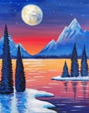 Winter Calm Sunset thumbnail view