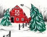 Red Winter Barn thumbnail