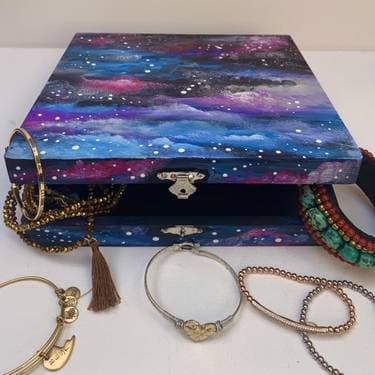 Wooden Jewelry Box - Paint and sip event at Tim's Tavern in Seattle , WA - PaintNite.com