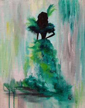 Miss O'Hara - Paint and sip event at Kellys Orchard in Pointe-Claire, QC - PaintNite.com