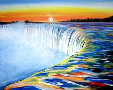 Niagara Sunrise - Paint and sip event at Novotel Toronto Centre in Toronto, ON - PaintNite.com