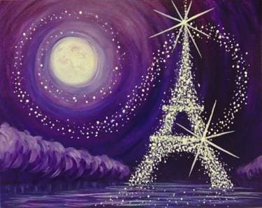 Jewel of Paris - Paint and sip event at Palooza Brewery & Gastropub in KENWOOD, CA - PaintNite.com