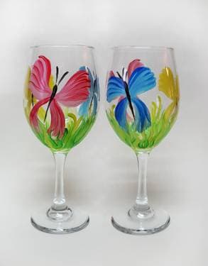 Flutterby Sippers - Paint and sip event at Hotel Indigo- Bistro 72 (Riverhead) in Riverhead, NY - PaintNite.com