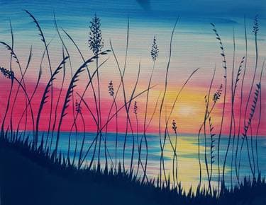 Sunrise Seaside - Paint Nite event in Pointe-Claire, QC