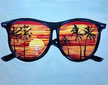 Endless Summer II - Paint Nite event in Woburn, MA