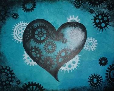 Gears to My Heart - Paint and sip event at Birchwood Grill in Kenosha, WI - PaintNite.com