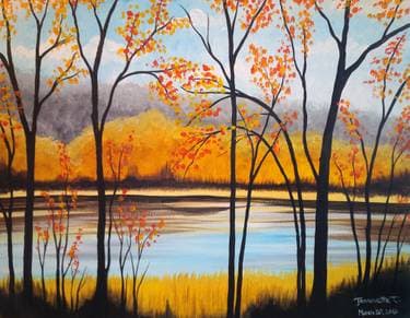 Lakefront Serenity - Paint Nite event in Ottawa, ON