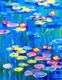 Monet's Vibrant Lily Pads thumbnail view