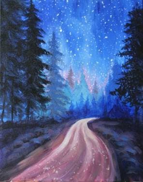 Highway to the Stars - Paint Nite event in Le Claire, IA