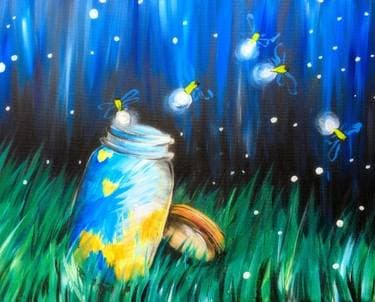 The Great Firefly Escape - Paint and sip event at The Canadian Brewhouse - Ellerslie in Edmonton, AB - PaintNite.com