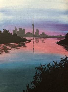 Park City - Paint and sip event at Gomoku Restaurant in Oshawa, ON - PaintNite.com