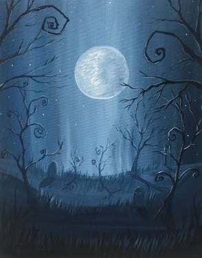 Spooky Night - Paint and sip event at Barcotta Coastal Tavern in EL SEGUNDO, CA - PaintNite.com