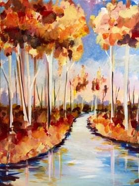 November Light - Paint and sip event at Kona Grill San Tan Village in Gilbert, AZ - PaintNite.com