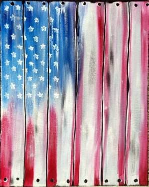 America is Crate - Paint and sip event at D’Vine Mediterranean (Corona)  in Corona, CA - PaintNite.com