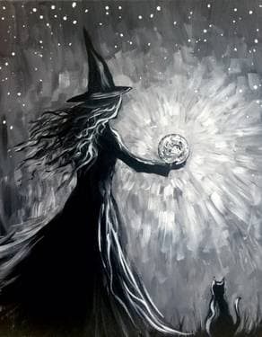 Witch's Moonspell - Paint and sip event at Sou'Wester in the City in Bedford, NS - PaintNite.com