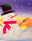 Sunset Snowman thumbnail view