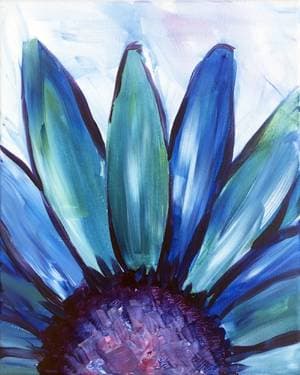 Daisy Blues - Paint and sip event at Chubby's Pub in Bridgeport, CT - PaintNite.com