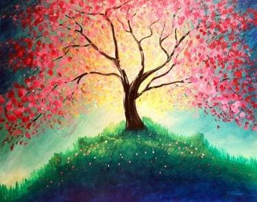 Enchantment - Paint Nite event in St Albert, AB