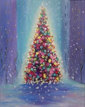 Christmas in the City - Paint Nite event in Levittown, NY
