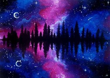 Galaxy at Pine Lake - Paint and sip event at Mossop's Social House in Toronto , ON - PaintNite.com